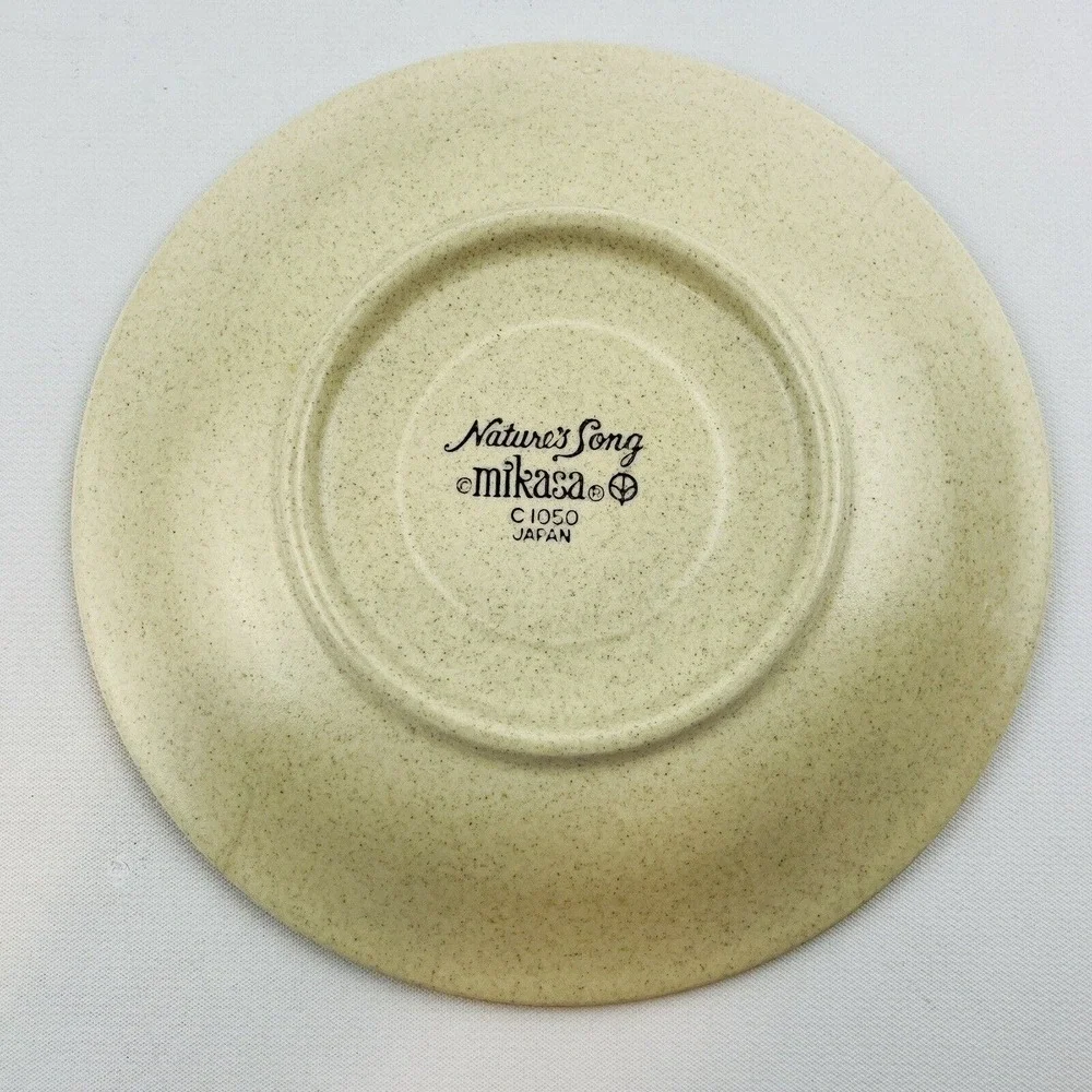 Vintage‎ Mikasa Nature's Song Saucer Only 6.25